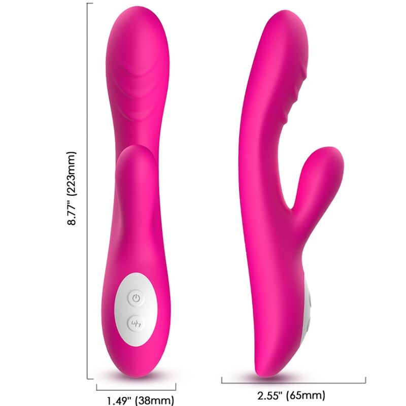 Vibrador com Efeito de Calor Spark - Fúcsia