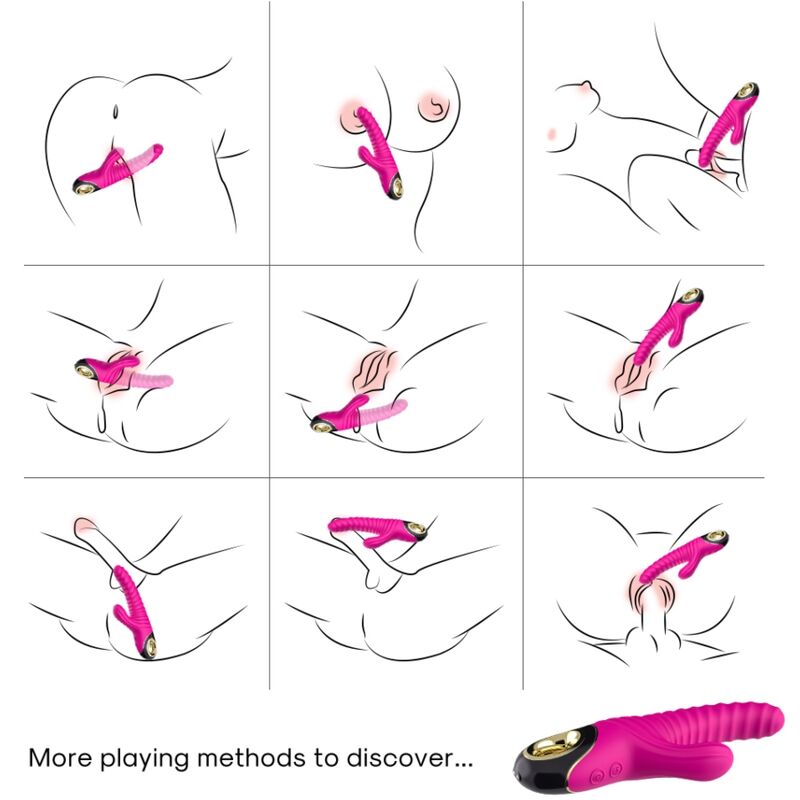 Vibrador de Silicone Eternity - Fúcsia
