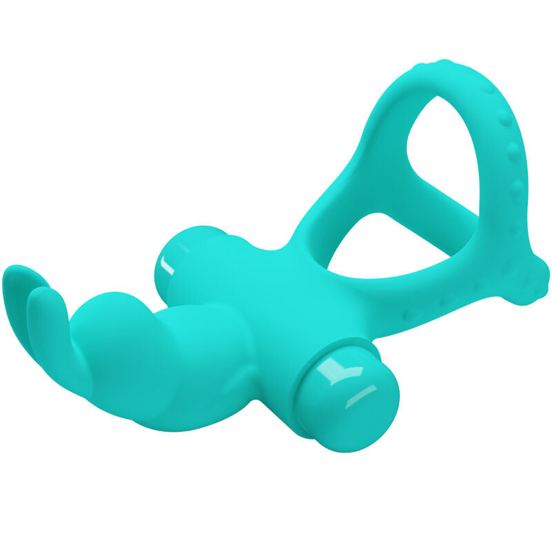 Figgy Green Rabbit Vibrator Ring