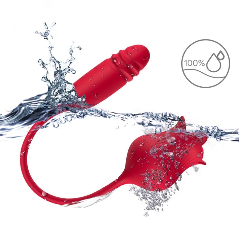 Roselip Vibrating Clit Licker - Red