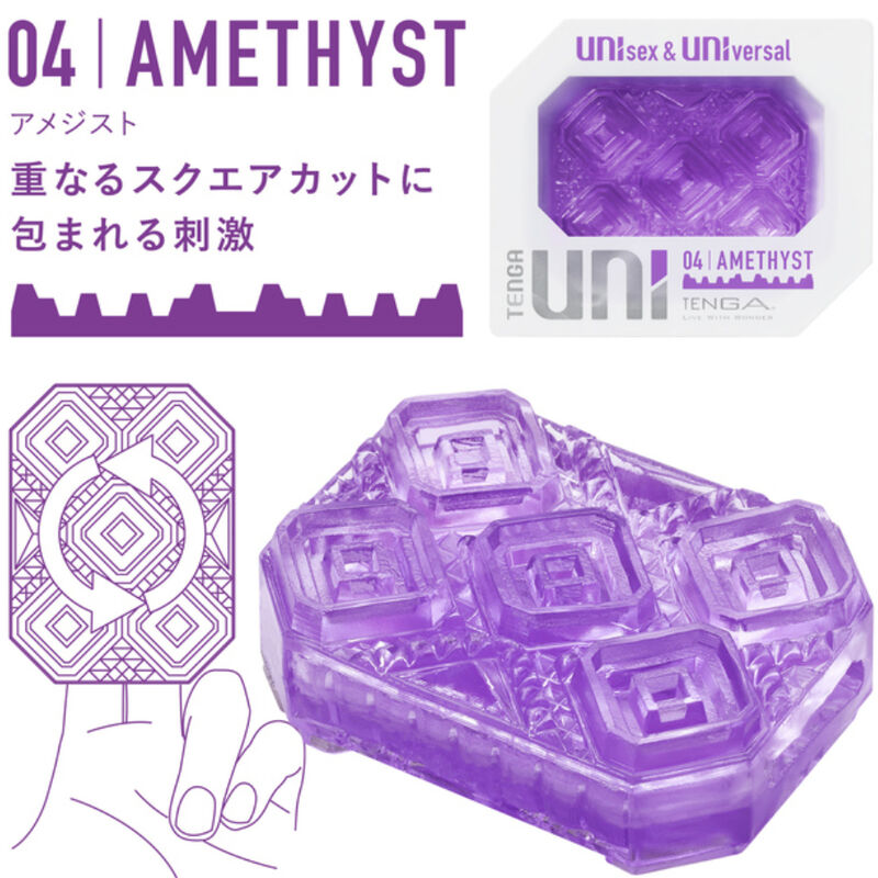 Amethyst Silicone Masturbator Thimble