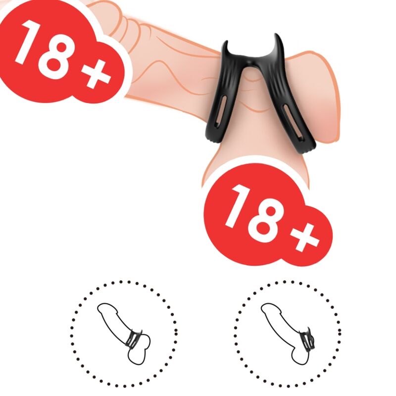 Black Dual Ring Double Elastic Enhancer