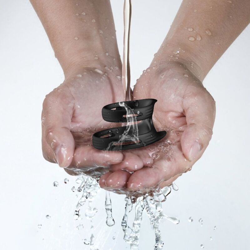 Black Dual Ring Double Elastic Enhancer