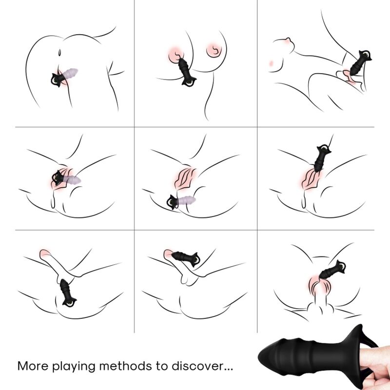 Kylin Remote Control Finger & Anal Vibrator