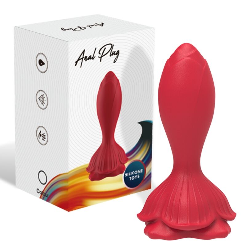 Pink Vibrator & Small Remote Anal Plug