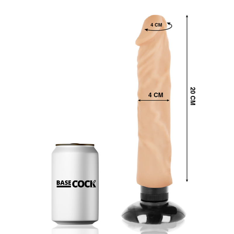Realistic Dual-Function Flesh Vibrator 20cm