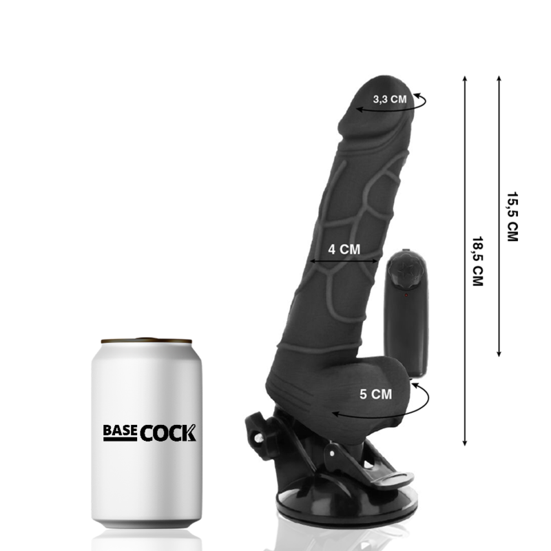 Remote-Controlled Realistic Vibrator 18.5cm