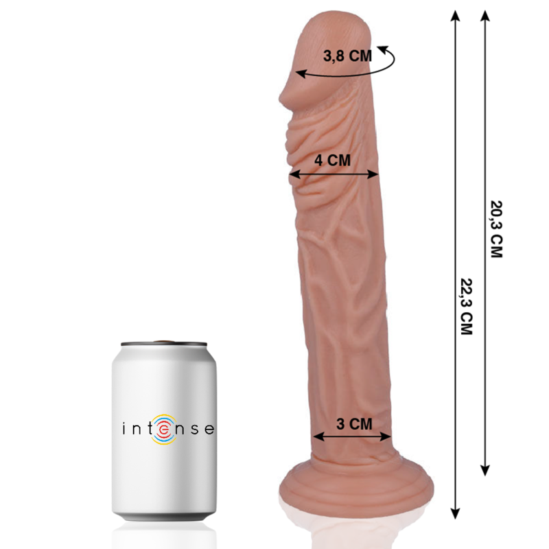 Realistic Cock 22.3cm - Width 4cm