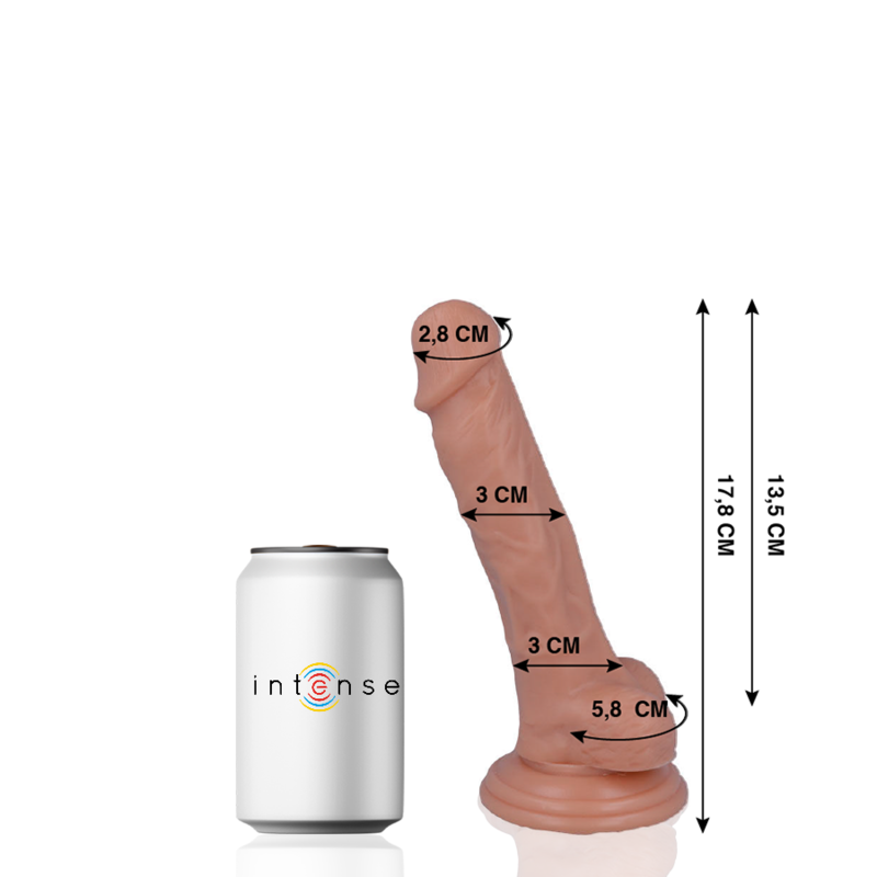 9" Realistic Penis 17.8cm Length