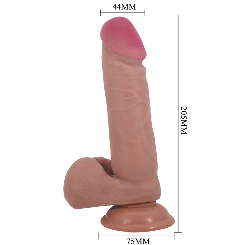Sliding Skin Realistic Dildo with Suction Cup