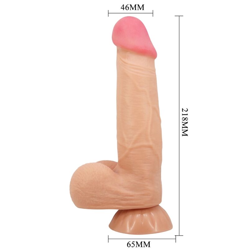Sliding Skin Realistic Dildo with Suction Cup