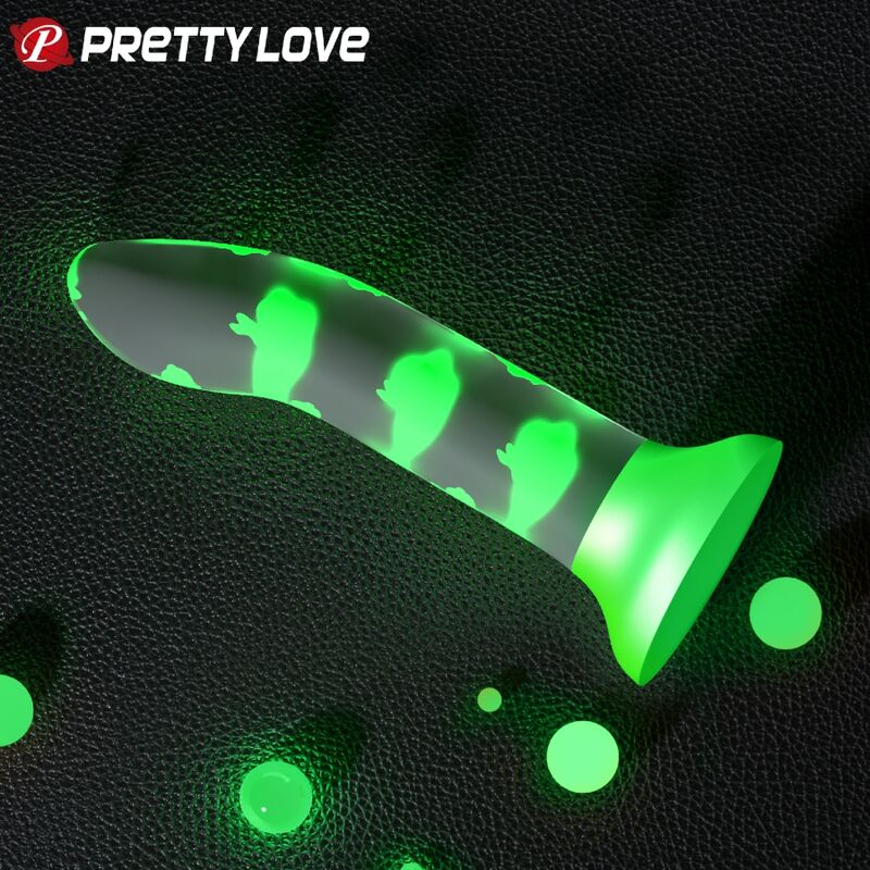 Magical Nightfall Luminous Green Dildo