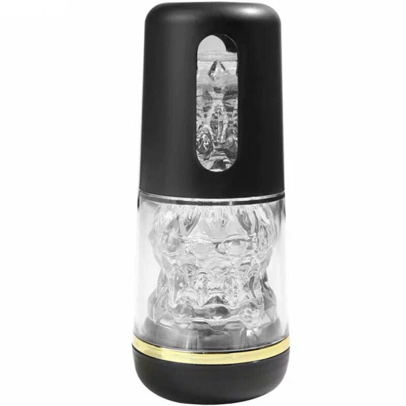 Sleek Black Portable Masturbator