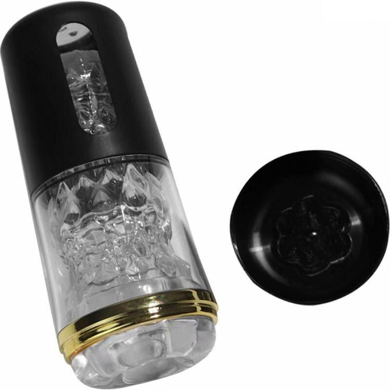 Sleek Black Portable Masturbator