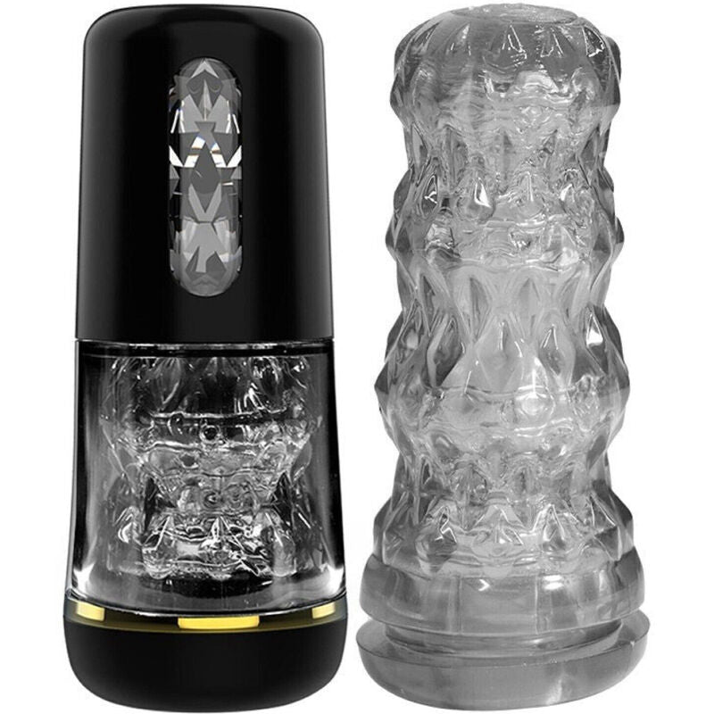 Sleek Black Portable Masturbator