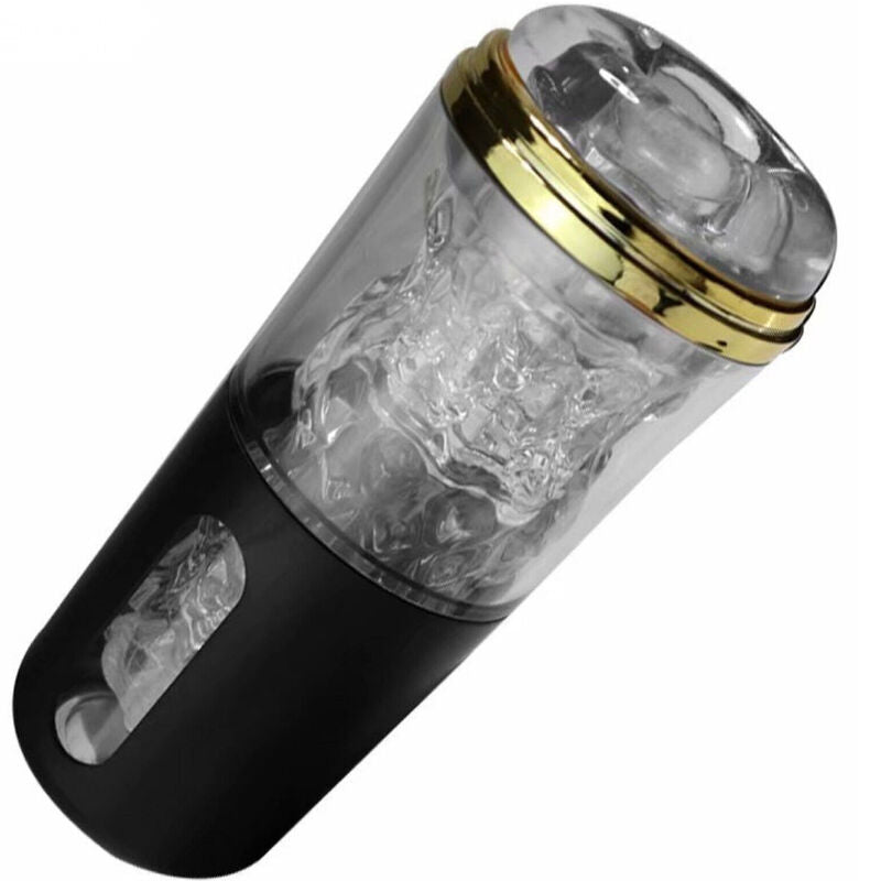 Sleek Black Portable Masturbator