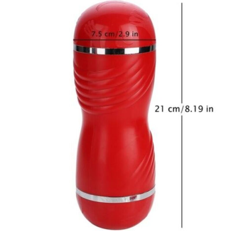 Dual-Entry Red Masturbator