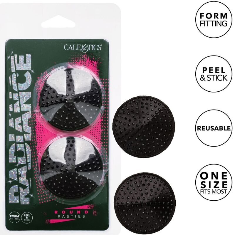 Radiance Round Jewel Nipple Covers
