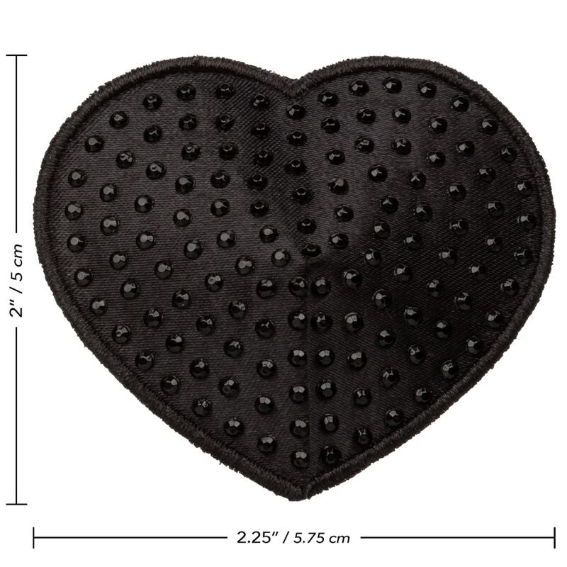 Heart-Shaped Jewel Nipple Shields