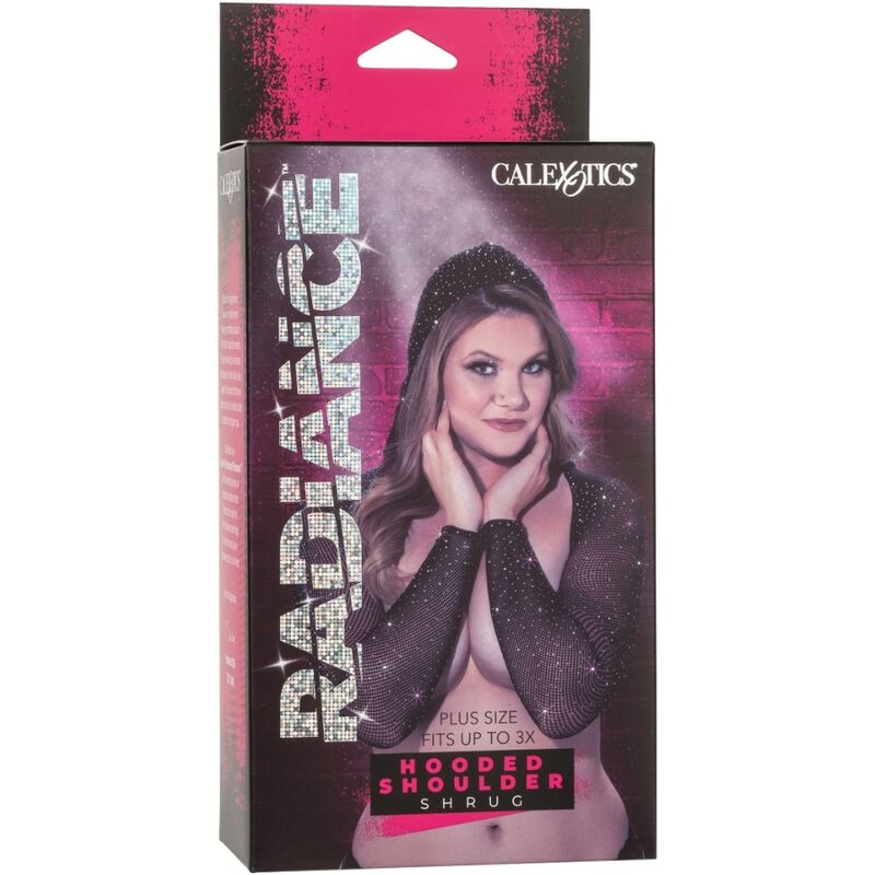 Radiance Plus Size Hooded Shoulder Shrug