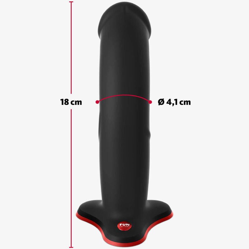 The Boss Realistic Black Dildo
