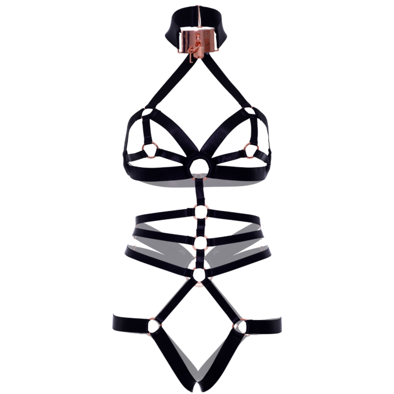 Elastic Crotchless Body Harness