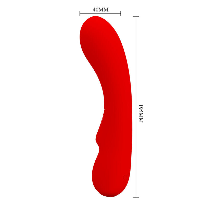 Prescott Rechargeable Red Vibrator