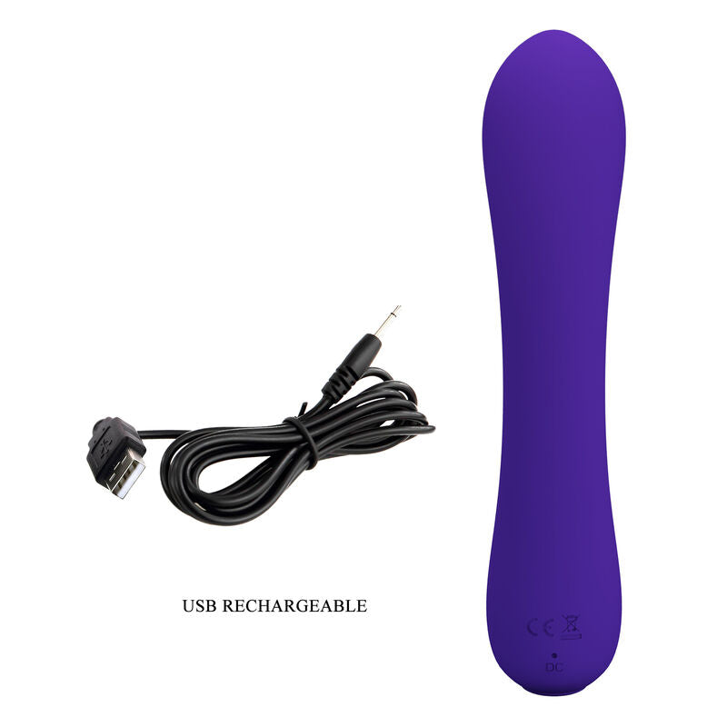 Prescott Rechargeable Purple Vibrator