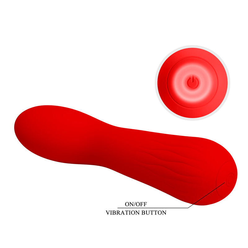 Vibrador Recargable Faun - Rojo