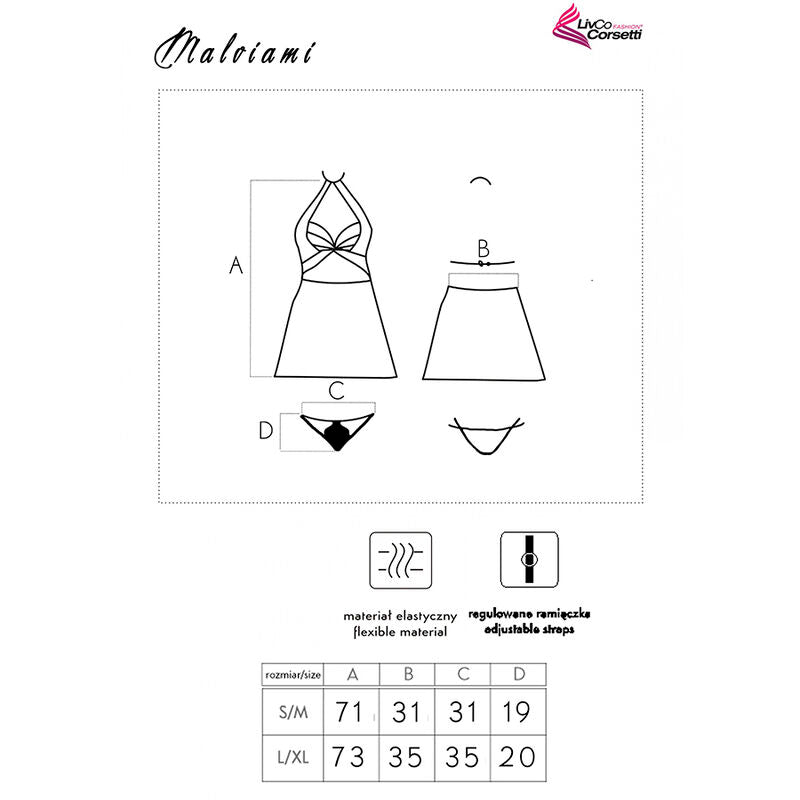 Conjunto de Lingerie Preta LC 90625