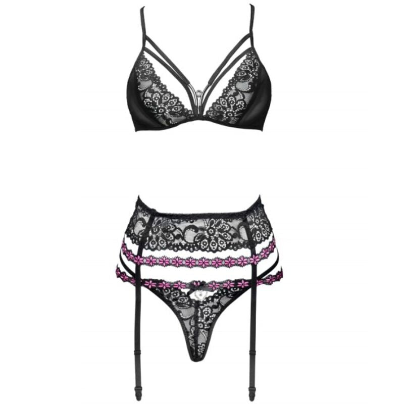 Conjunto de Lingerie Preta Snehana LC 90443