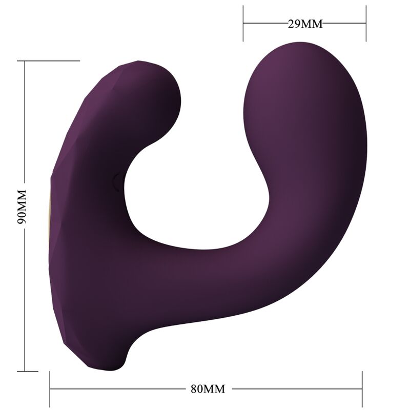 Vibrador con Control Remoto Billy - Morado