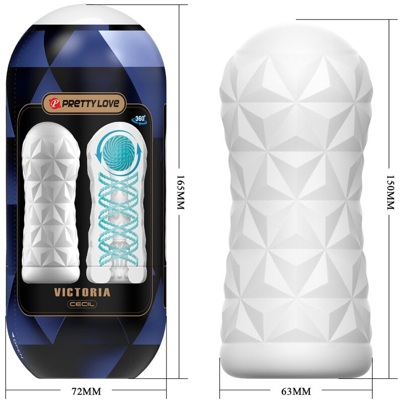 Victoria Cecil Male Masturbator - White