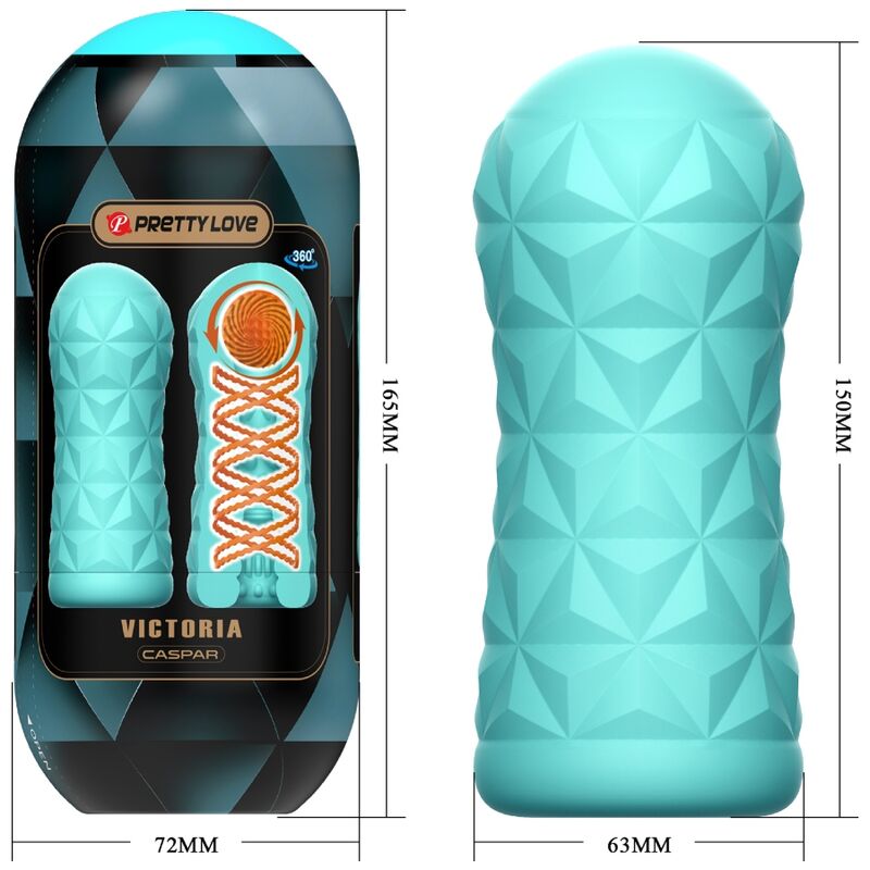 Masturbador Aqua Verde Victoria Caspar
