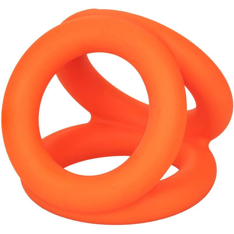 Alpha Tri-Ring Orange Cock Ring