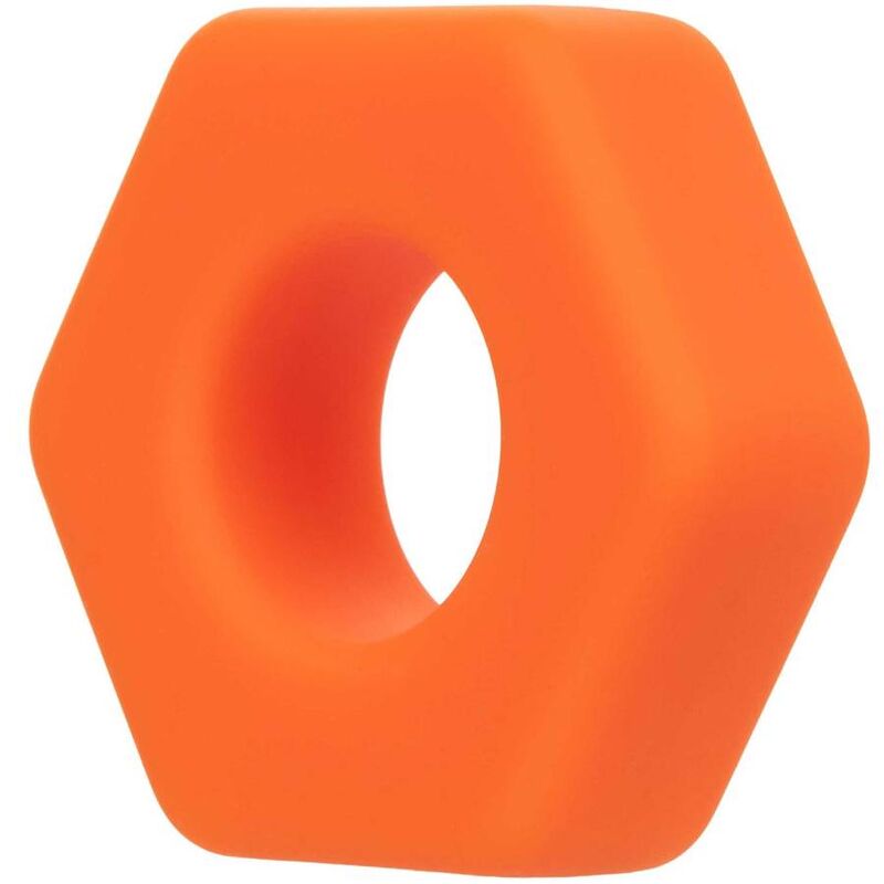 Alpha Prolong Orange Sexagon Cock Ring