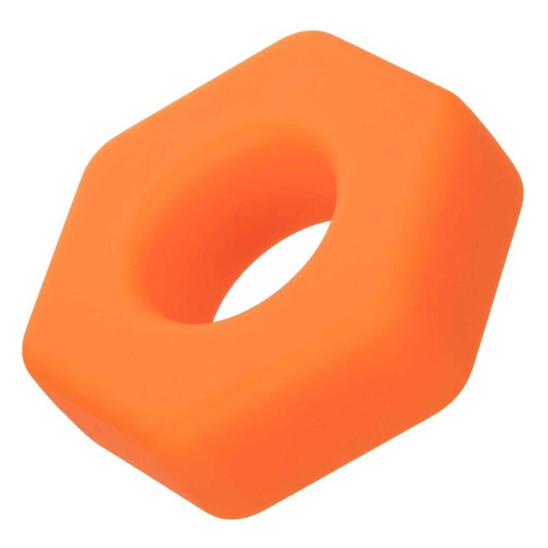 Alpha Prolong Orange Sexagon Cock Ring
