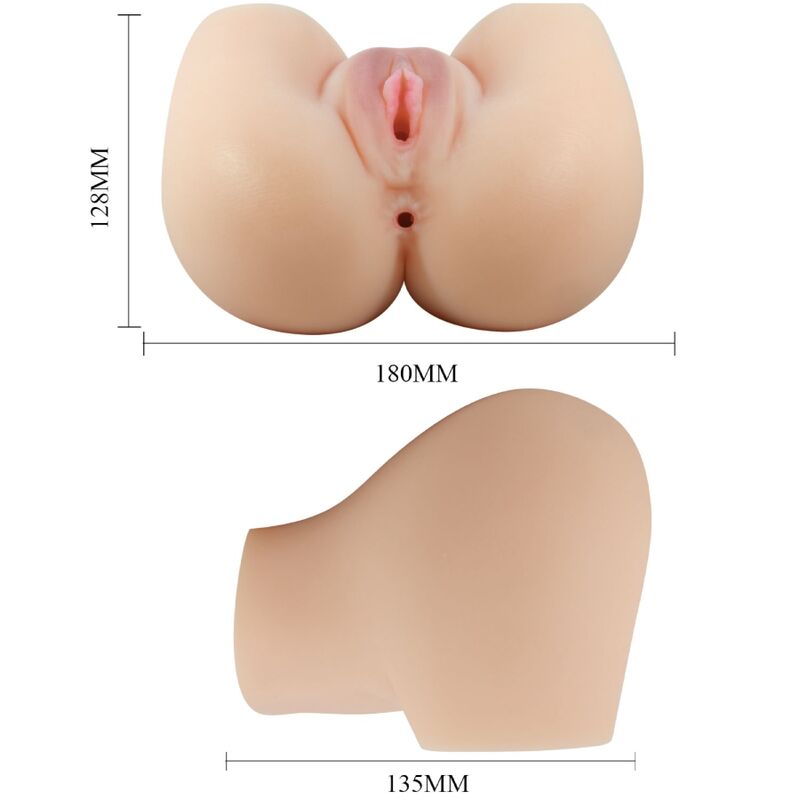 Mila Realistic Dual Entry Vibrator