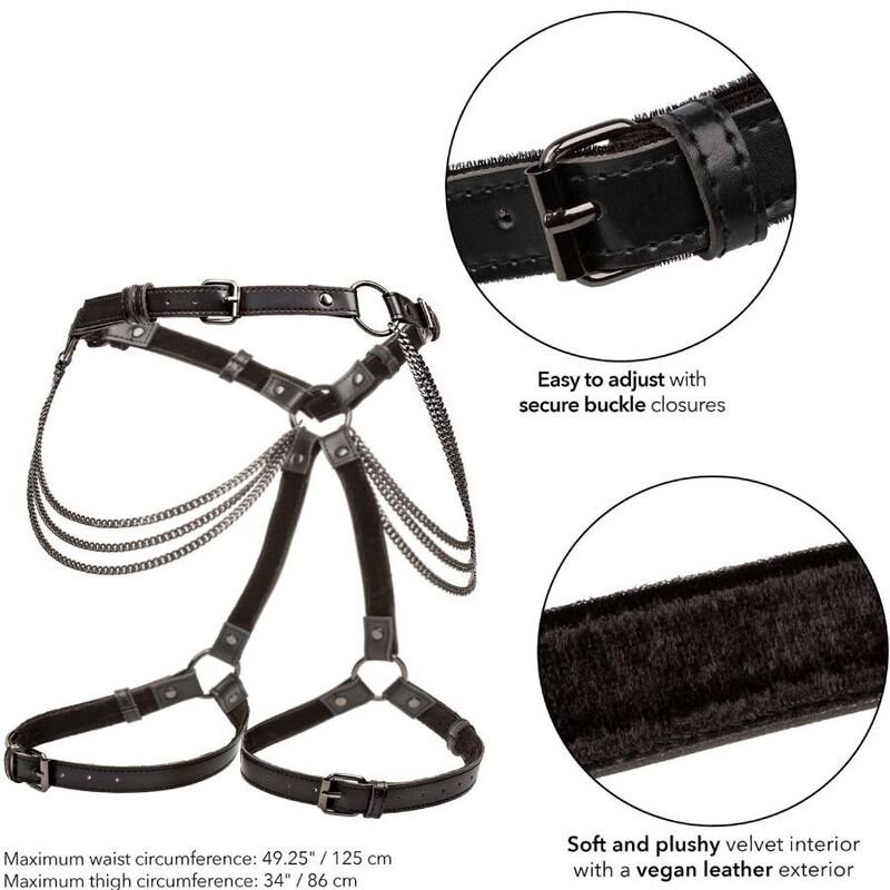 Euphoria Plus Size Thigh Chain Harness