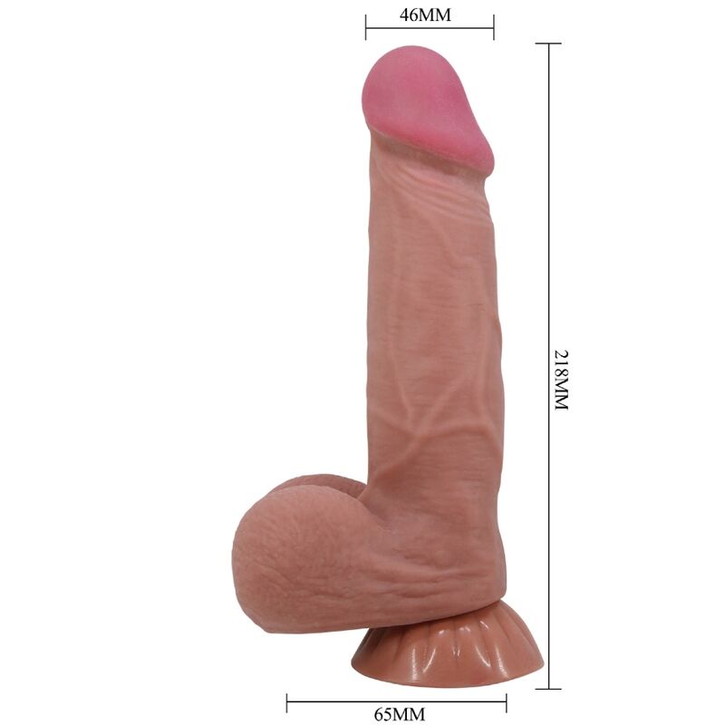Sliding Skin Realistic Dildo With Suction Cup