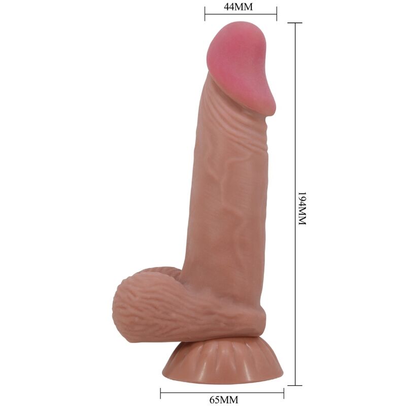 Sliding Skin Realistic Dildo with Suction Cup