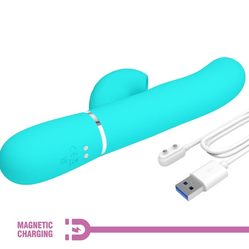 Perlita 3-in-1 G-Spot Vibrator - Aqua