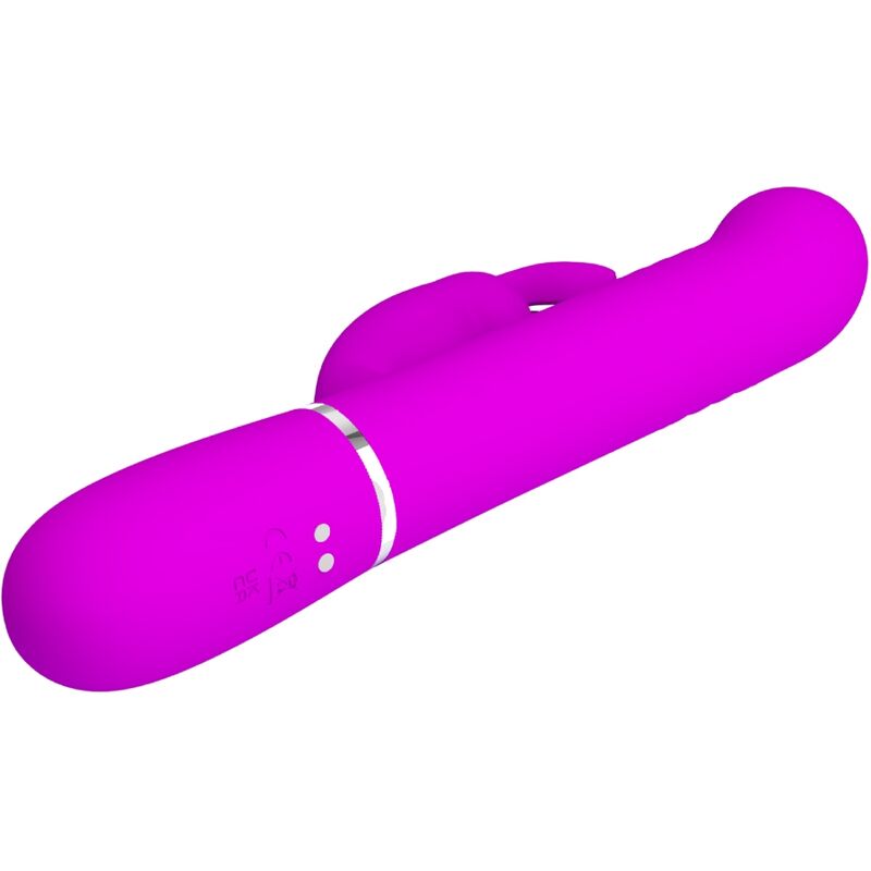 Coale Violet Rabbit Vibrator with Pearls