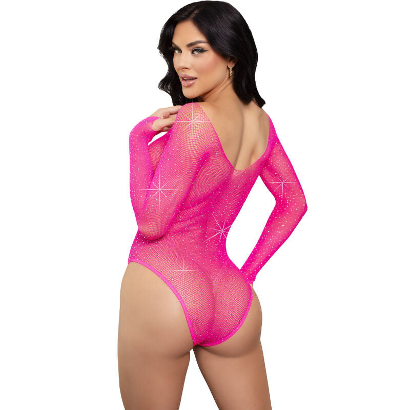Sparkling Fuchsia Long Sleeve Bodysuit