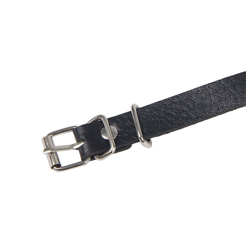 Alluring Black Leather Body Harness