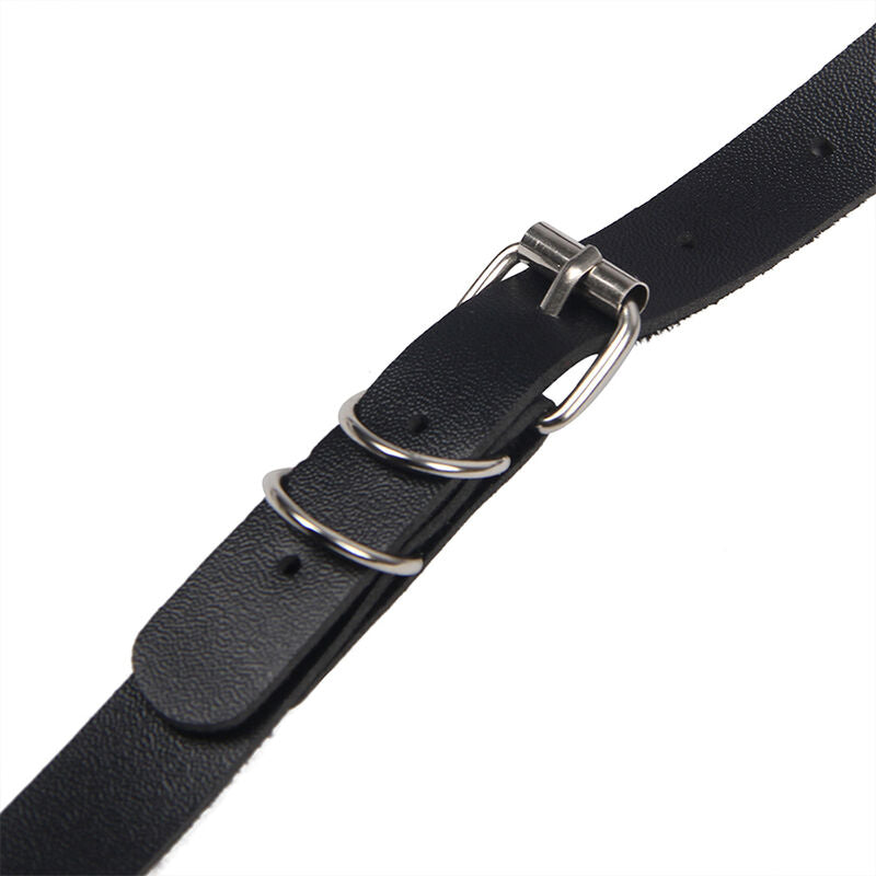 Seductive Body Harness with Leather Buckles