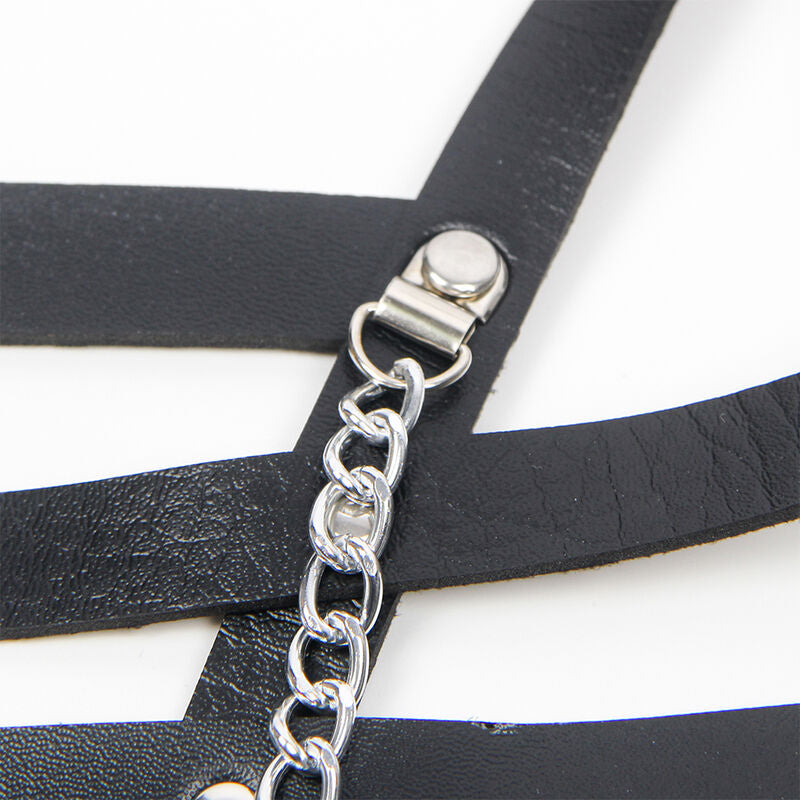 Chain Detail Corset Harness - One Size