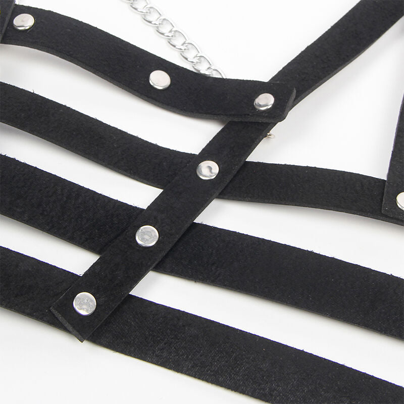 Chain Detail Corset Harness - One Size