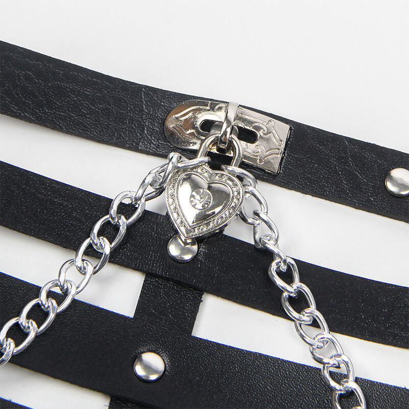 Chain Detail Corset Harness - One Size