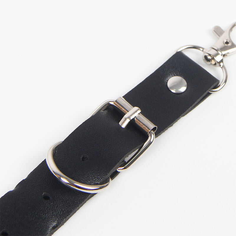 Belt & Garter Harness With Chain Detail